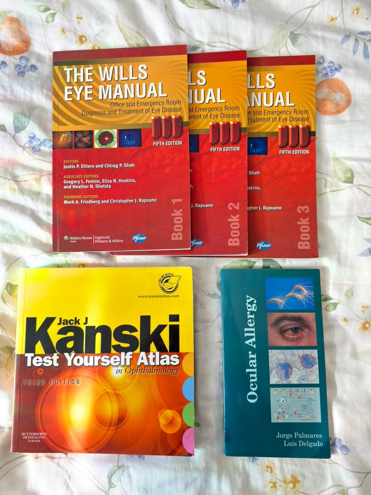 Kanski (testyourself), Wills Eye Manual1-2-3, Ocular Allergy, Boeken, Ophalen, Beta, Zo goed als nieuw, WO