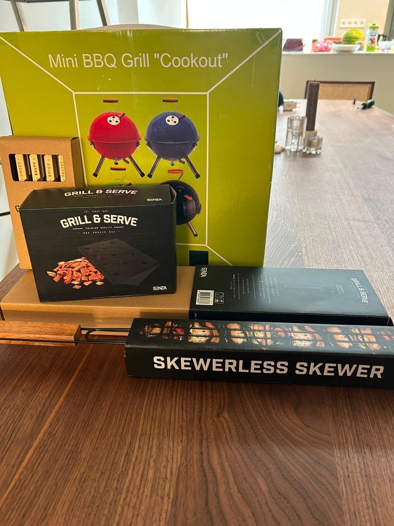Complete kleine-barbecueset, Huis en Inrichting, Ophalen, Nieuw, Overige kleuren, Overige typen