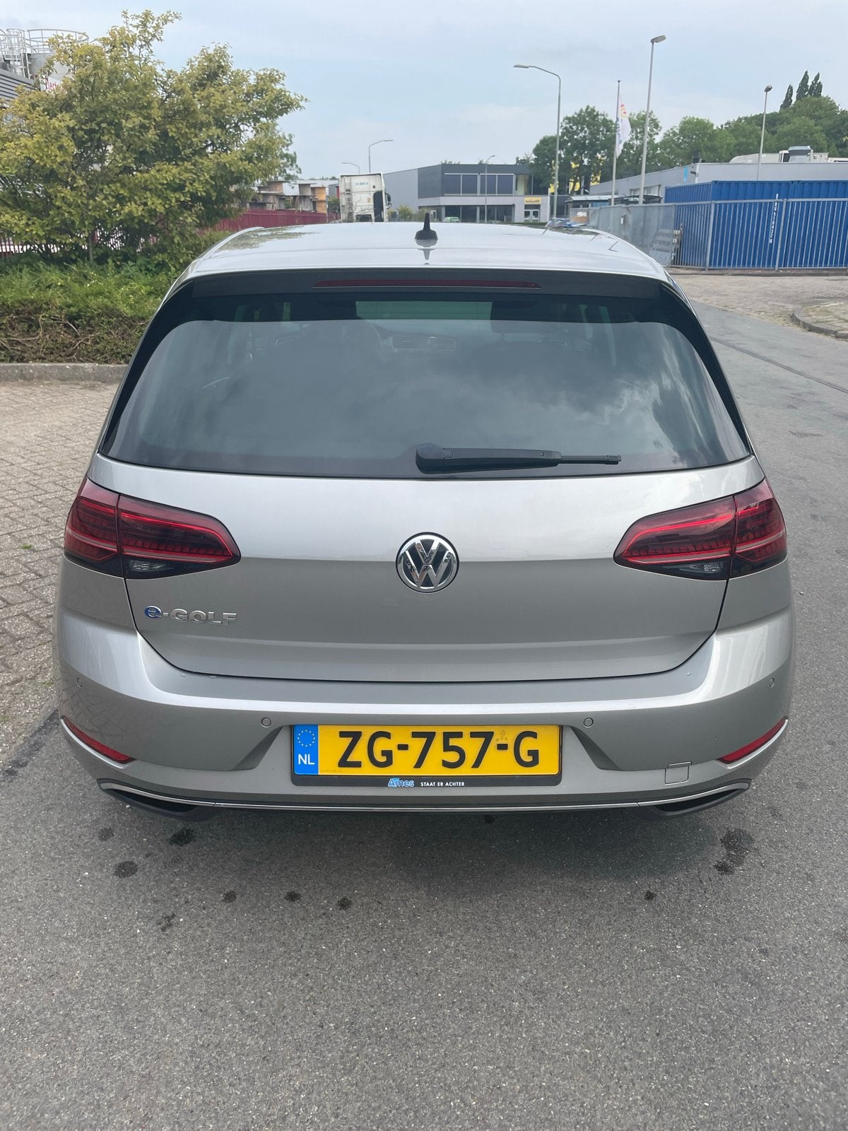 Te koop: Volkswagen e-golf, Auto's, Volkswagen, 136 pk, Zwart, Overige kleuren, Leder