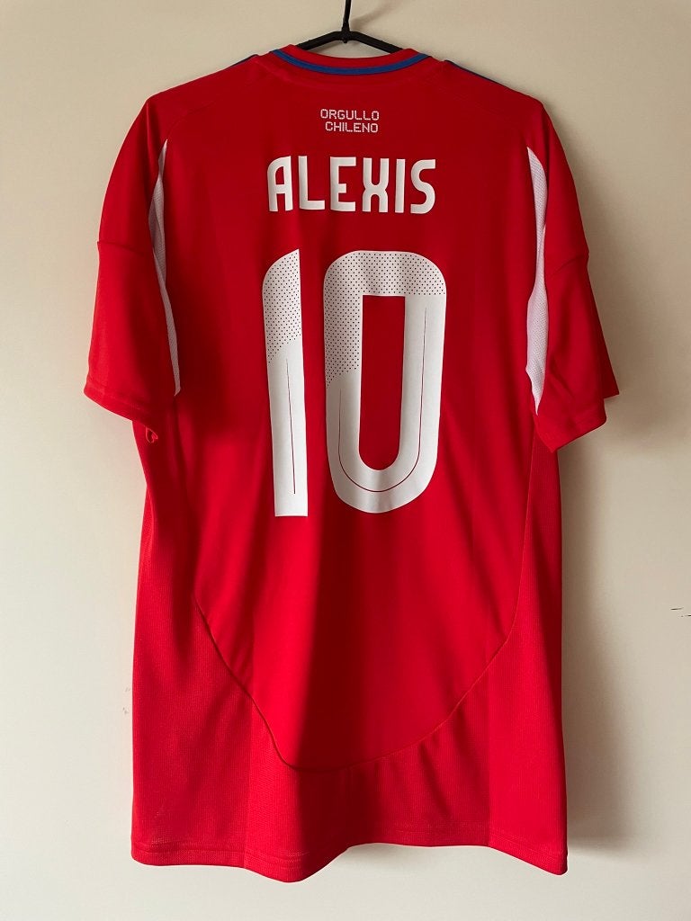 Alexis Sanchez #10 Chili Adidas Voetbalshirt Maat M, Maat 48/50 (M), Ophalen of Verzenden, Zo goed als nieuw, Adidas