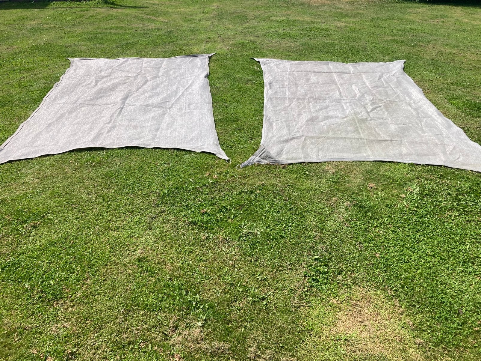 Schaduwdoek 2 stuks, Ophalen of Verzenden, Gebruikt