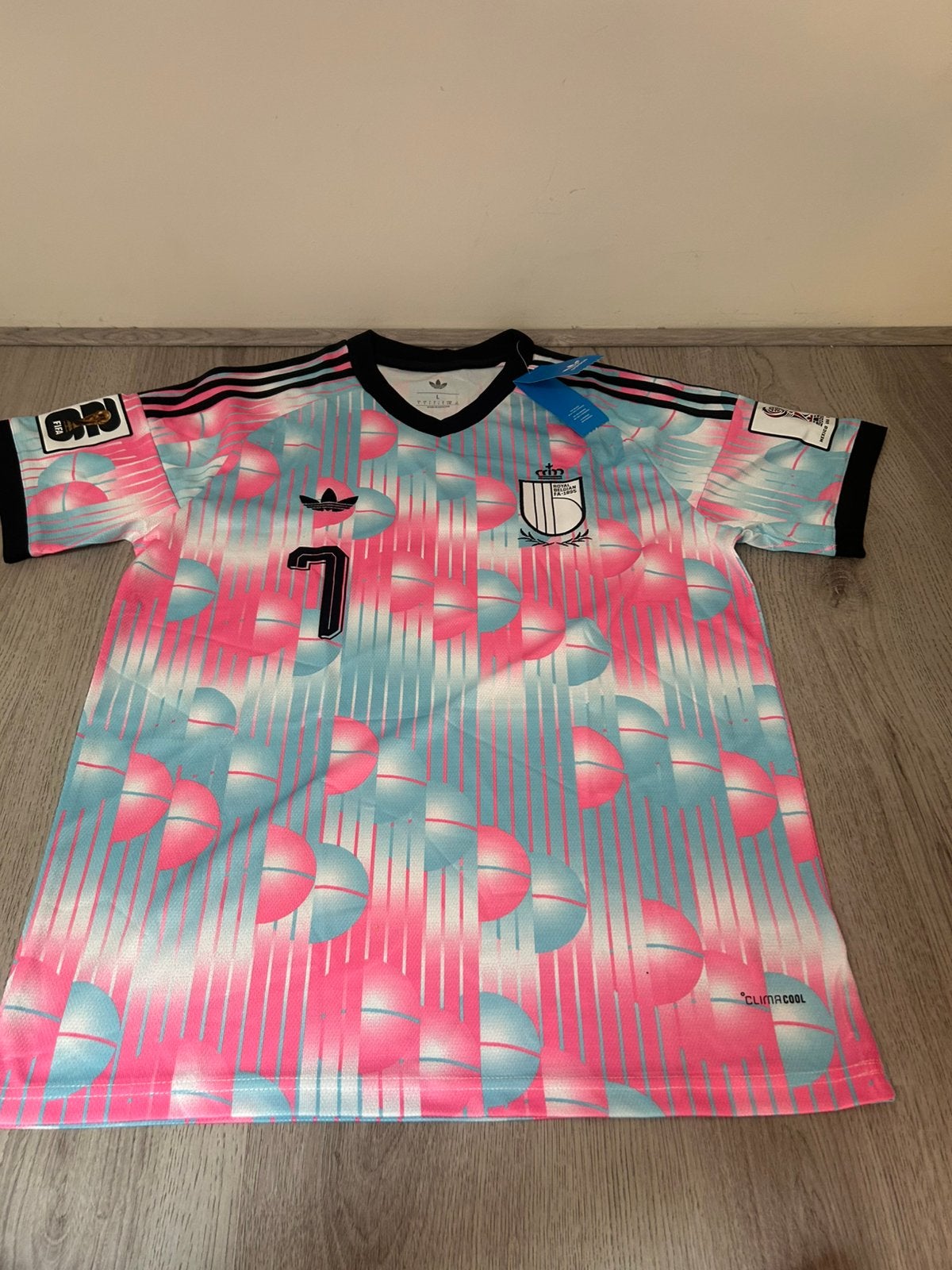 Gloednieuw België De Bruyne Shirt Maat L met tags, Maat L, Ophalen of Verzenden, Nieuw, Shirt