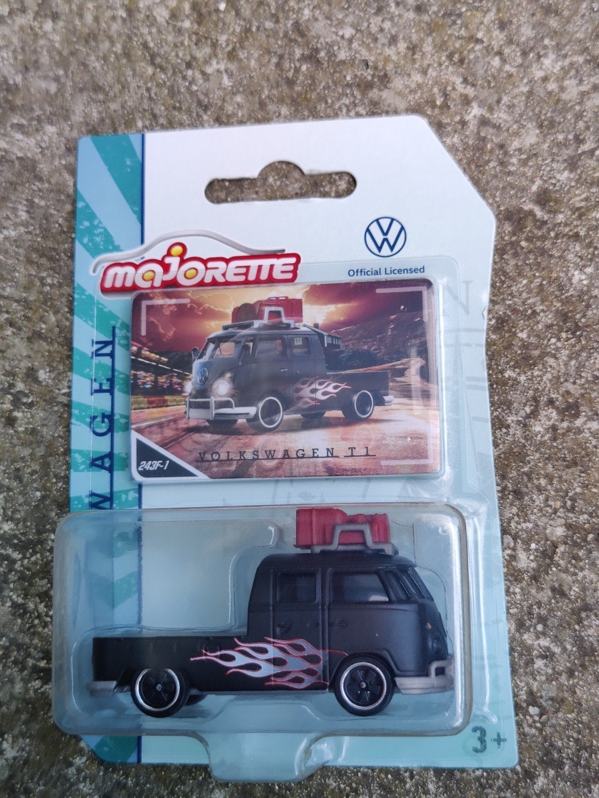 Majorette Volkswagen T1 Bus ZWART, Ophalen of Verzenden, Auto