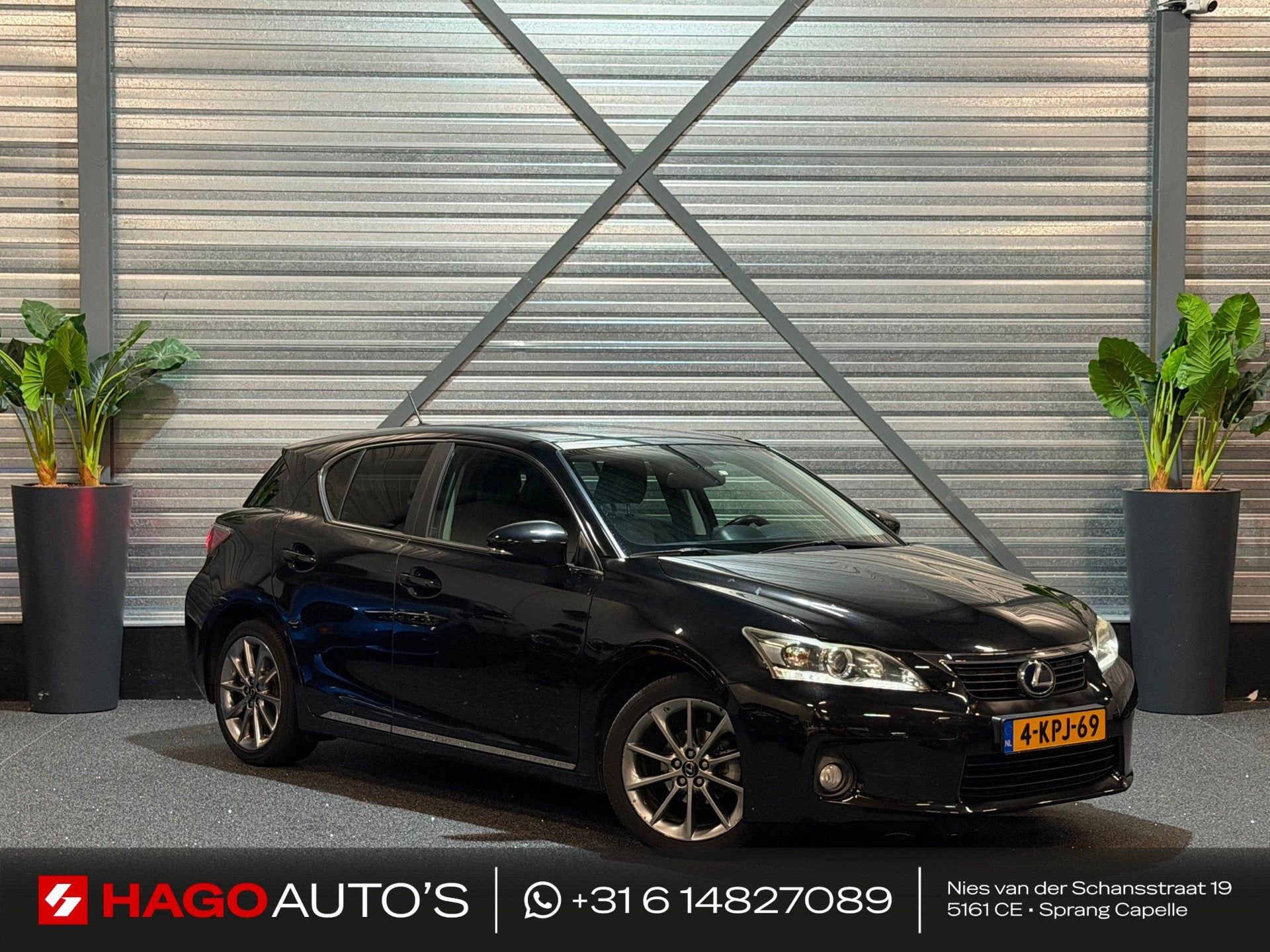 Lexus CT 200h Business Line LED/LEDER/NAVI/CRUISE/CAMERA/VDO, Auto's, Gebruikt, Zwart, 4 cilinders, Zwart