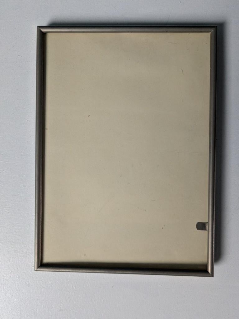 Vintage verzilverde fotolijst 13 x 18 cm, Huis en Inrichting, Woonaccessoires | Lijsten, Ophalen of Verzenden, Zo goed als nieuw