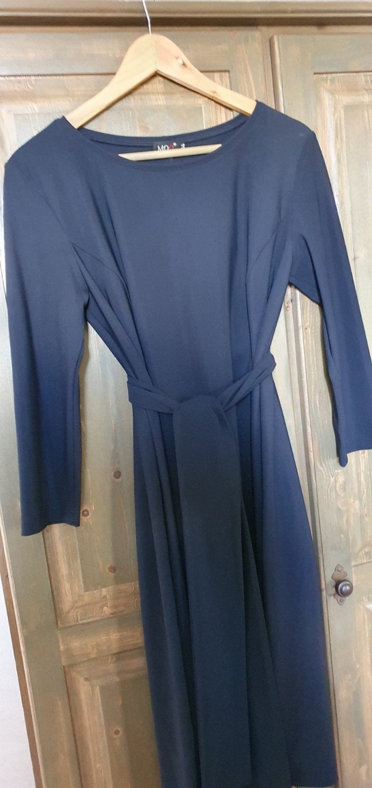 MOQ jurk donkerblauw, Kleding | Dames, Blauw, Maat 42/44 (L), Ophalen of Verzenden, Zo goed als nieuw