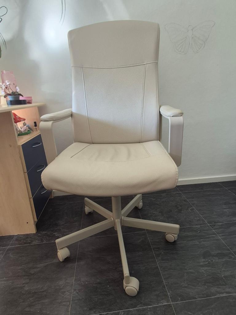 Draaiende beige bureaustoel Millberget IKEA, Ophalen, Gebruikt, Beige, Bureaustoel