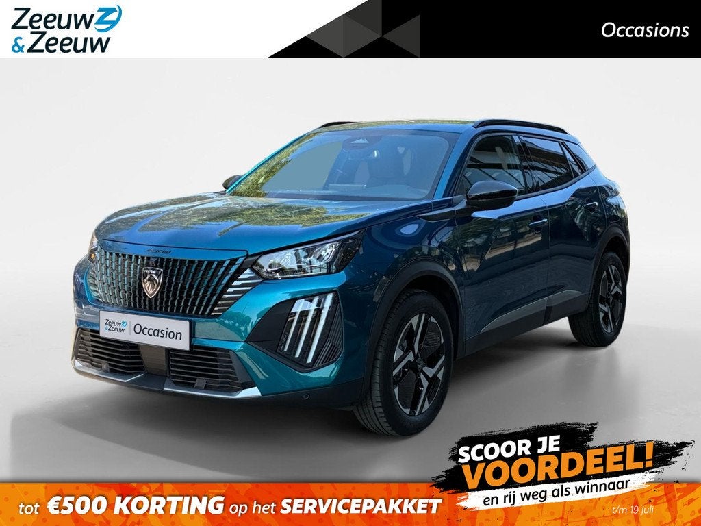 Peugeot 2008 1.2 Hybrid 136 Allure NAVI | CLIMA | DODE HOEK, Auto's, Peugeot, Bedrijf, Te koop, ABS, Airbags, Airconditioning