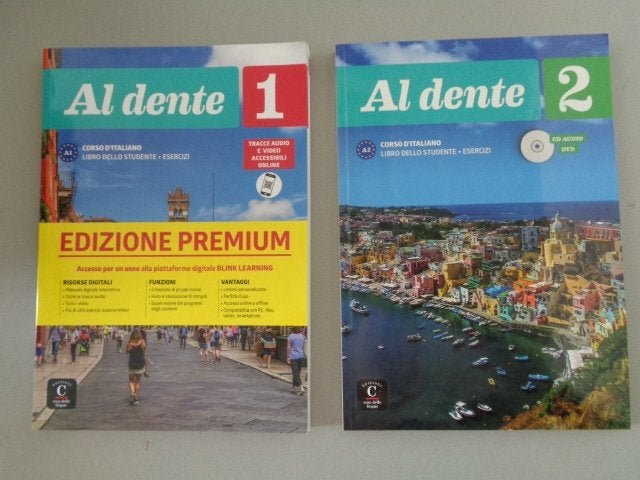 Al dente 1 en 2 - Corso d'Italiano, Onbekend, Ophalen of Verzenden, Zo goed als nieuw, Alpha