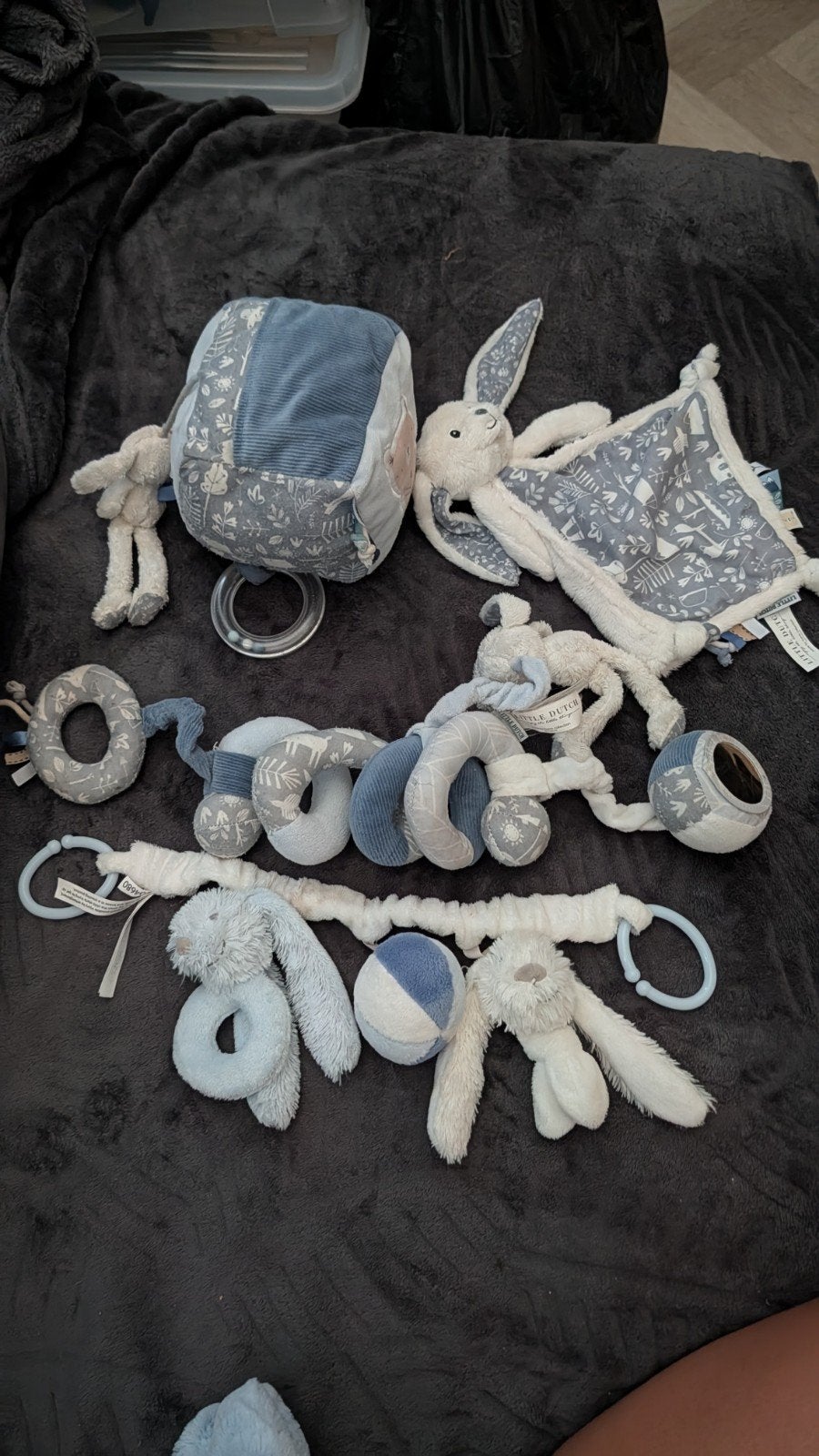 Little Dutch wagenspanner, boxhanger, kubus en knuffel, Ophalen of Verzenden, Zo goed als nieuw, Overige typen, Met geluid