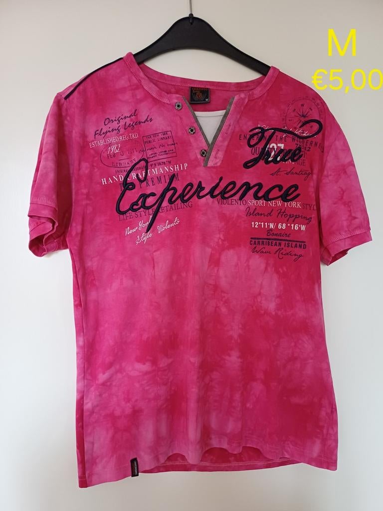 Heren T-shirt korte en lange mouw, Ophalen of Verzenden, Zo goed als nieuw