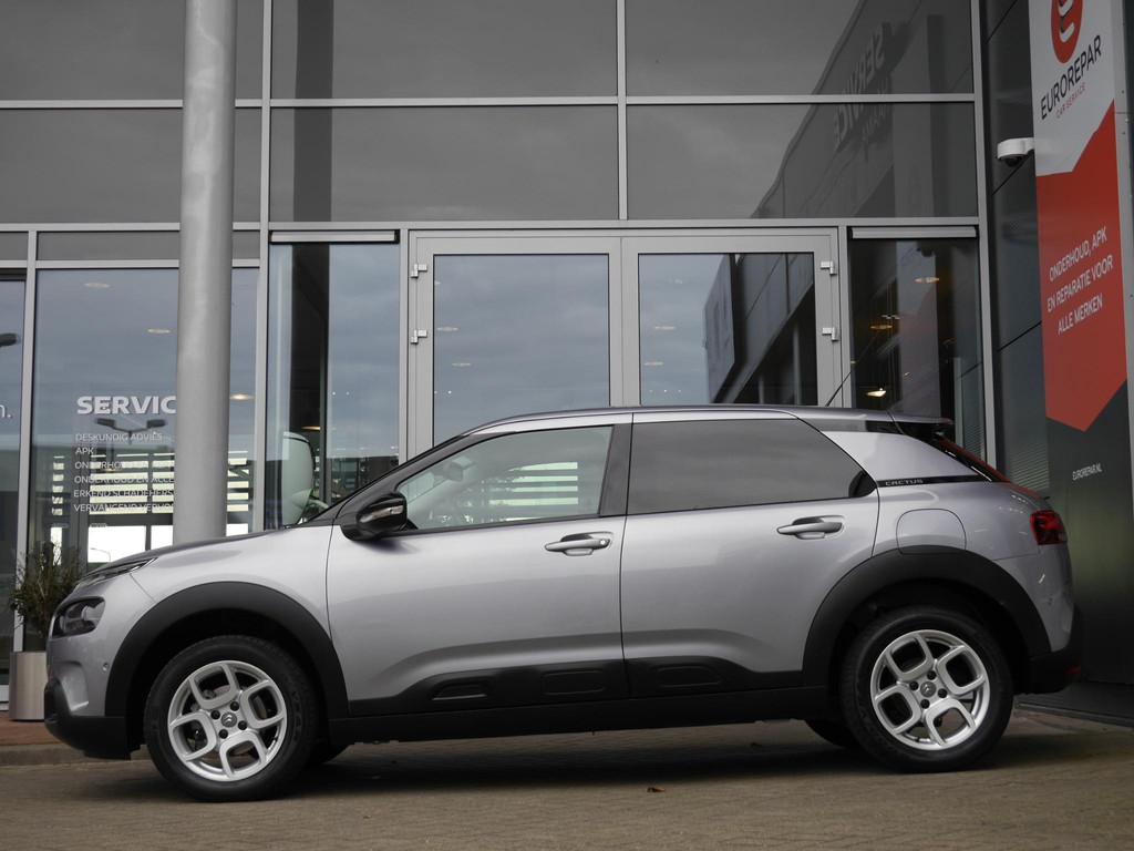 Citroen C4 Cactus 1.2 PureTech Feel 110pk | Achteruitrijcame, Auto's, Citroën, Voorwielaandrijving, Stof, Gebruikt, Euro 6