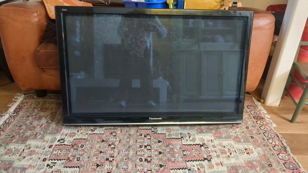 Panasonic Vista Plasma TV 110 cm (42 inch) met Chromecast, Gebruikt, Panasonic, 50 Hz, LCD