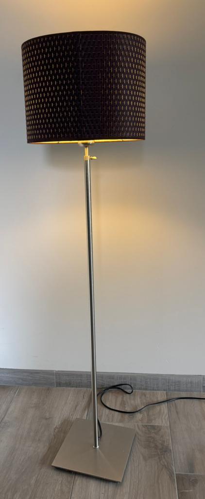 Vloer lamp, kleur bruin, merk ikea Alang, Ophalen, Zo goed als nieuw, Stof, 100 tot 150 cm