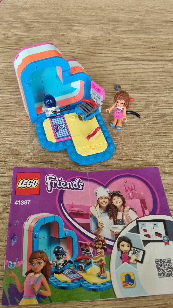LEGO Friends Olivia's Hartvormige Doosje 41387, Compleet, Lego, Friends, Ophalen of Verzenden
