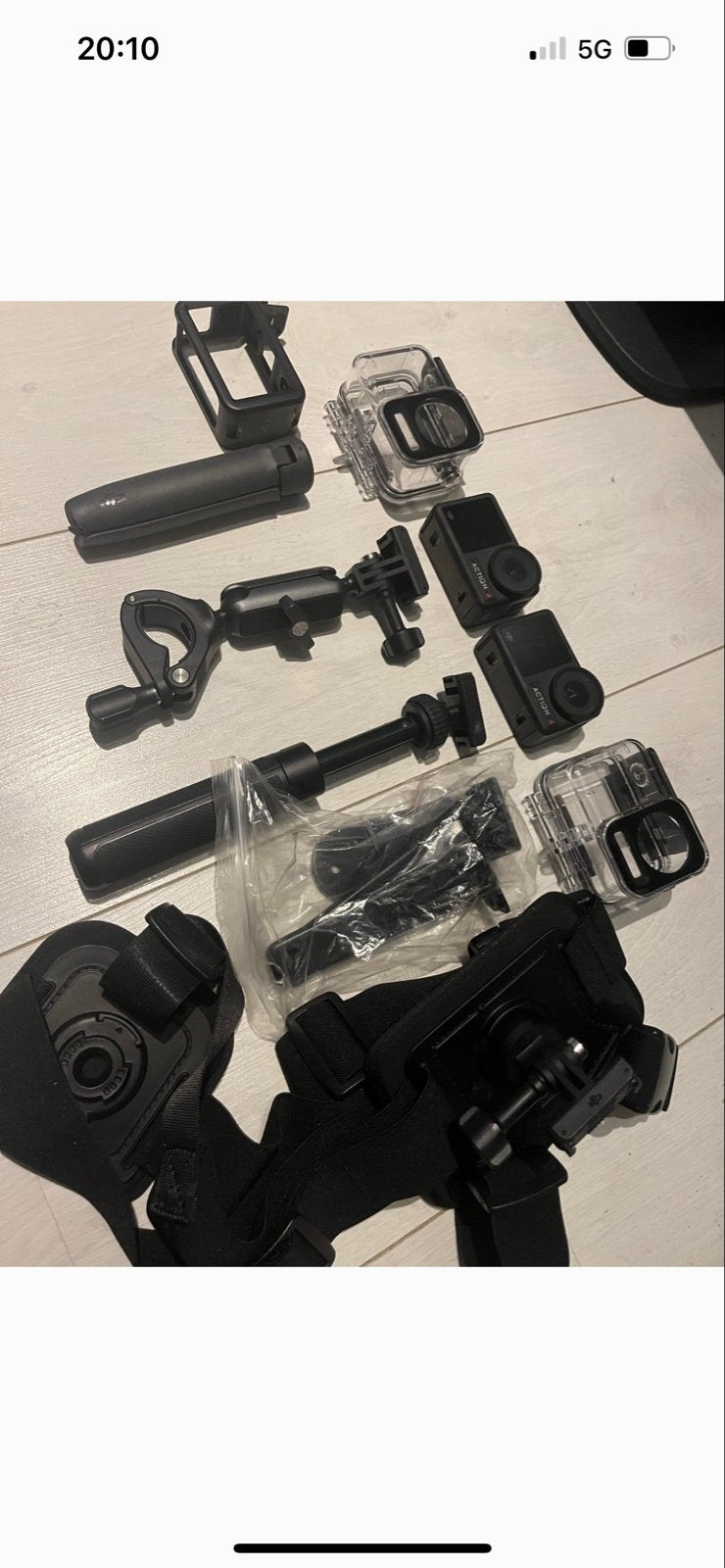 DJI Osmo Action 3 camera's met accessoires, Ophalen of Verzenden, Zo goed als nieuw, Overige merken