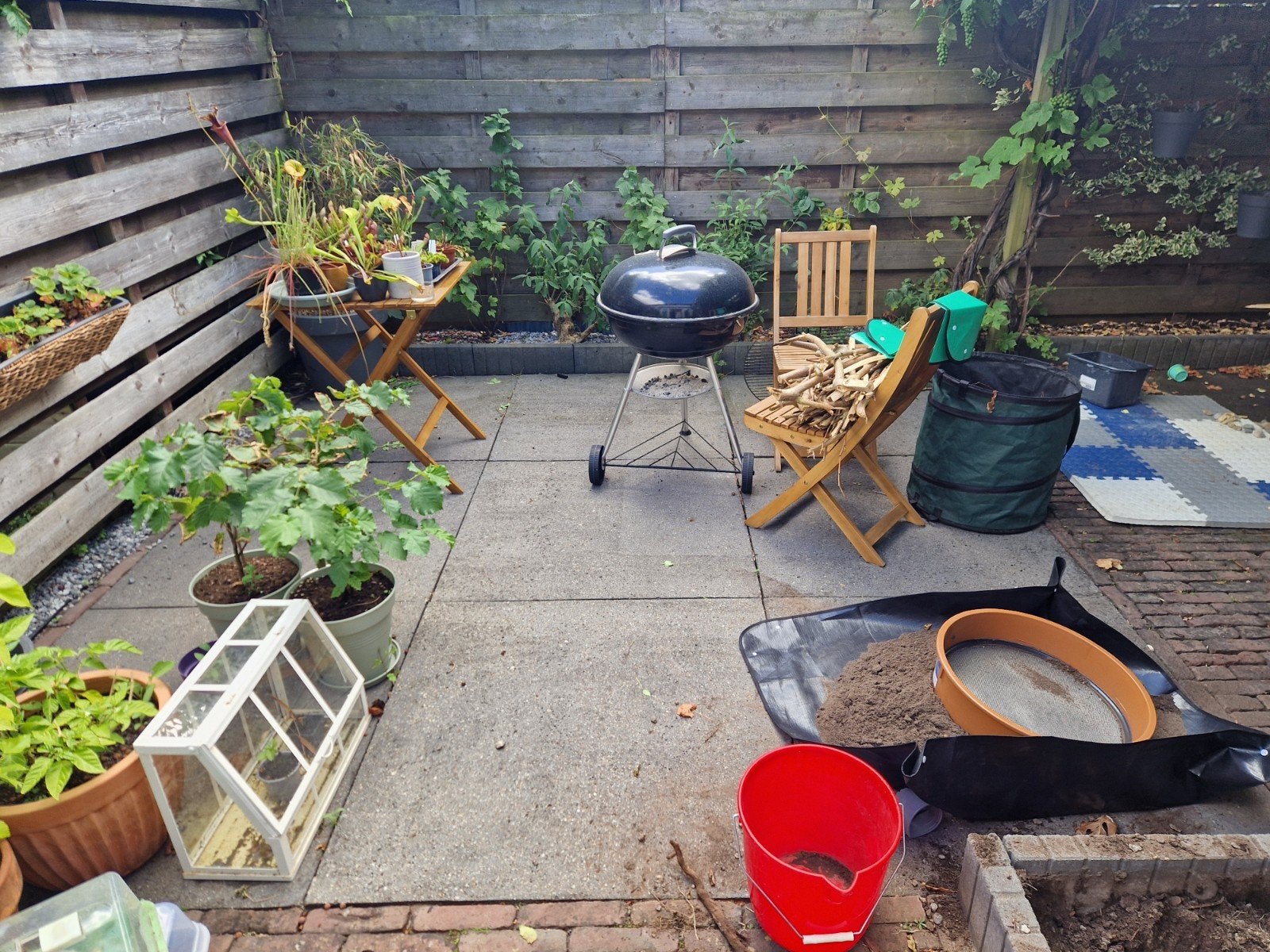 Betontegels 90x90 gratis af te halen, Ophalen, Gebruikt, 5 tot 10 m², Beton