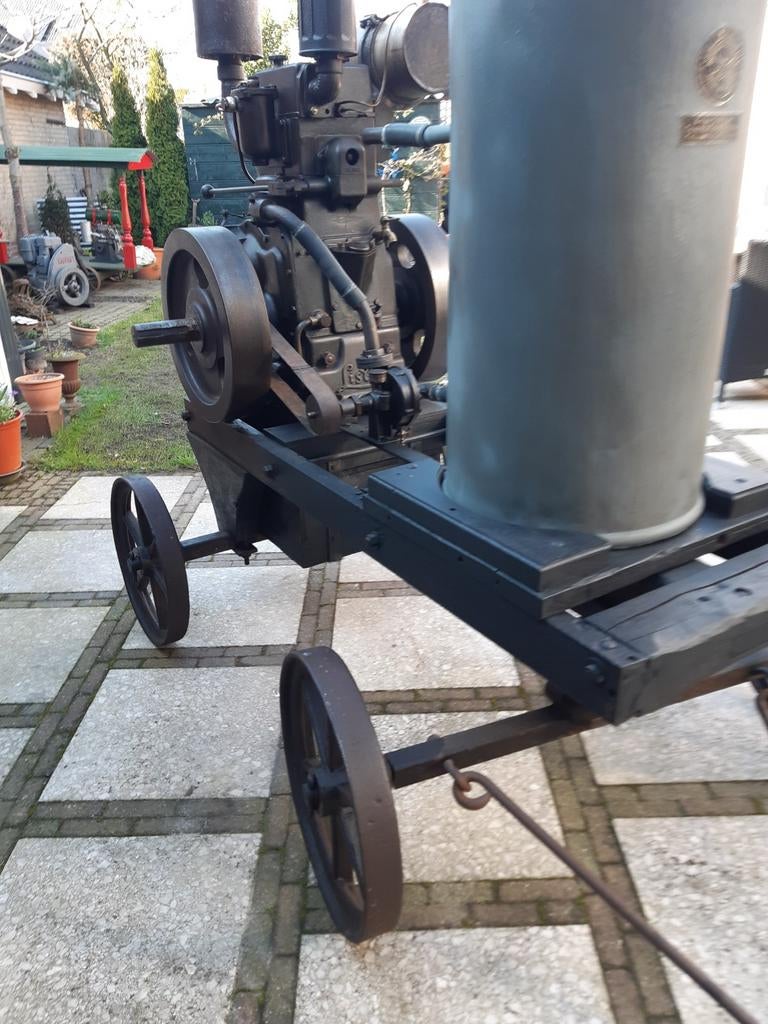 Robuuste zware Lister op grote kar, Ophalen of Verzenden, Motor en Techniek, Zeilboot of Motorboot