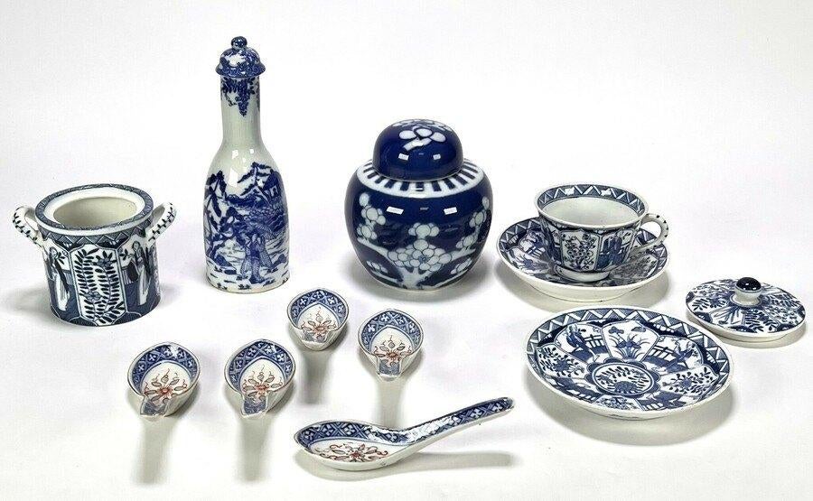 1248. Lot porseleinen servies, ca. 1900