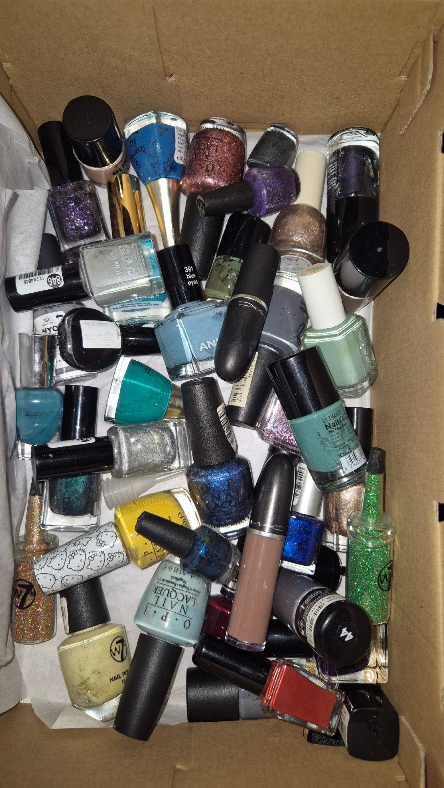 Grote nagellak collectie (MAC, OPI, ESSIE...), Ophalen, Gebruikt, Overige kleuren, Gehele gezicht