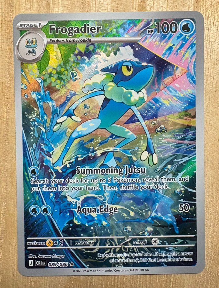 Frogadier - 089/086 - Chaos Rising - Pokémon, Ophalen of Verzenden, Zo goed als nieuw