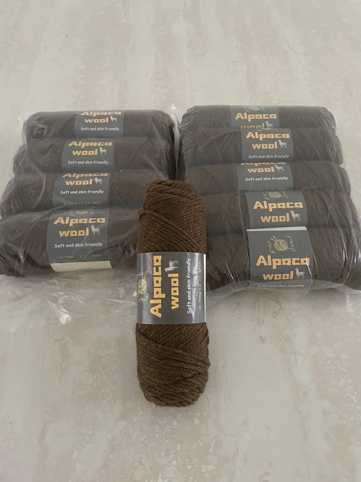 Alpaca wool, Ophalen of Verzenden, Zo goed als nieuw, Breien of Haken, Wol of Garen
