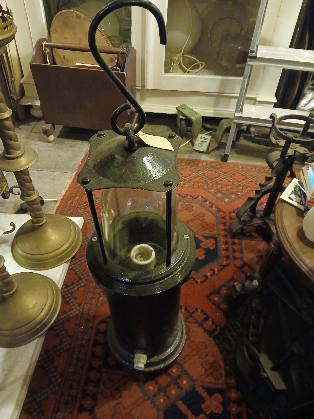Ijzeren lamp, Antiek en Kunst, Antiek | Lampen, Ophalen