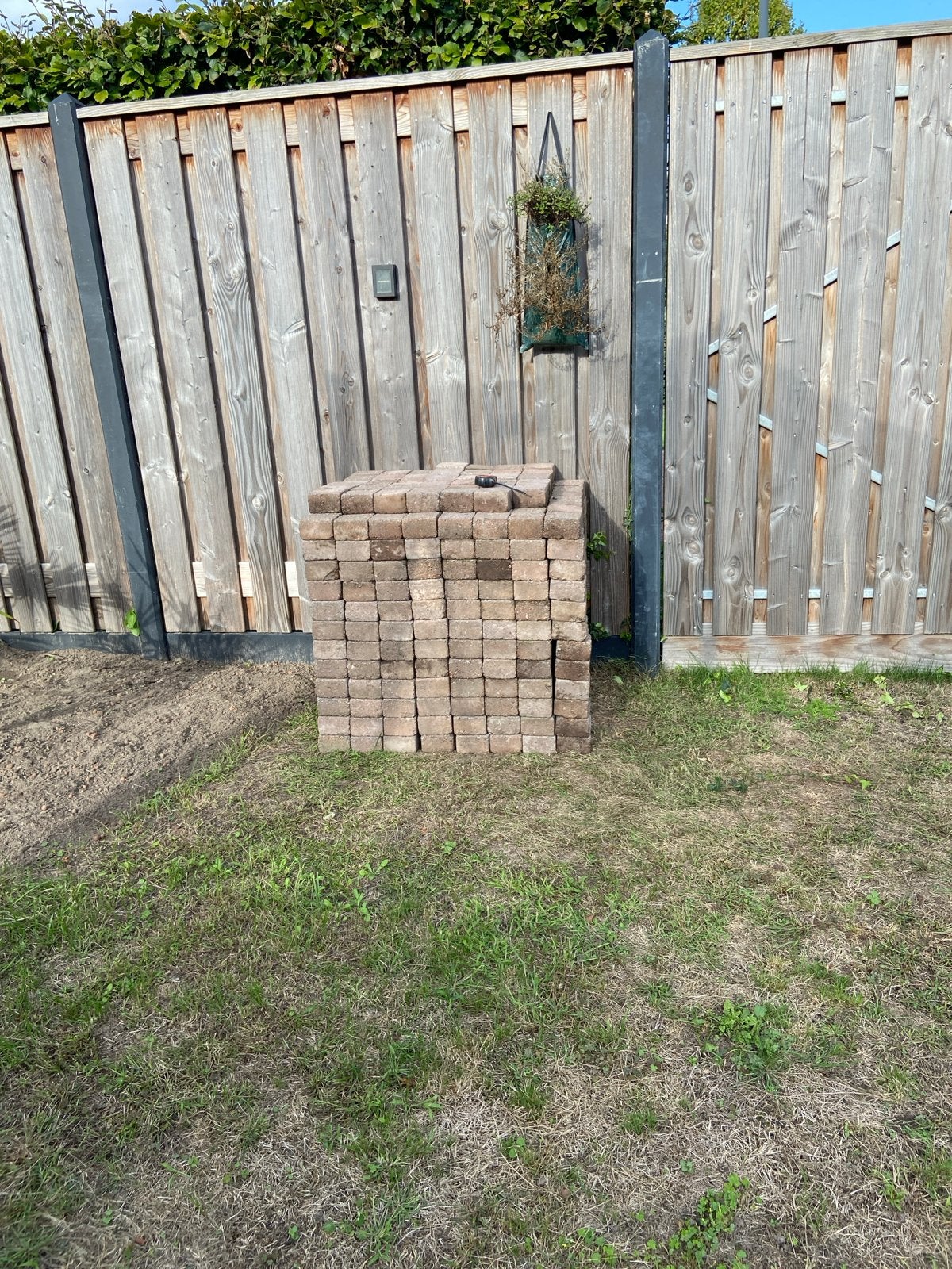 Terrasklinkers 10x10 - Minimaal 15 m2 beschikbaar, Ophalen, Gebruikt, Klinkers, 10 m² of meer