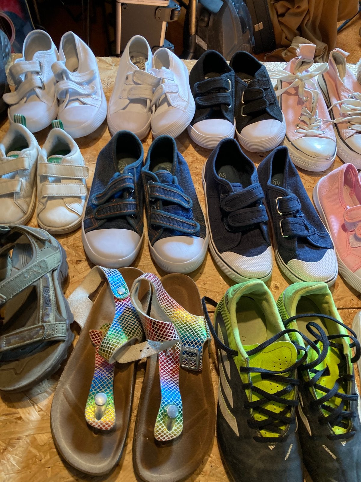 42 paar goede kinderschoenen mix, Ophalen of Verzenden, Gebruikt
