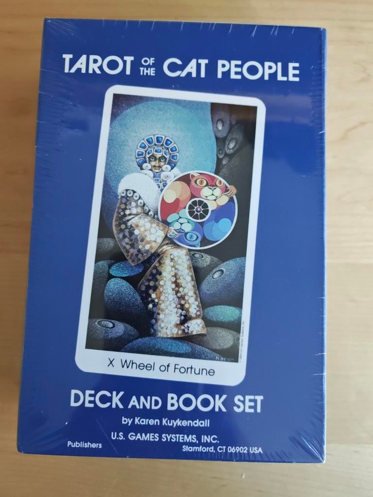 Tarot of the Cat People Deck and Book Set - Nieuw, Tarot of Kaarten leggen, Nieuw, Karen Kuykendall, Ophalen of Verzenden
