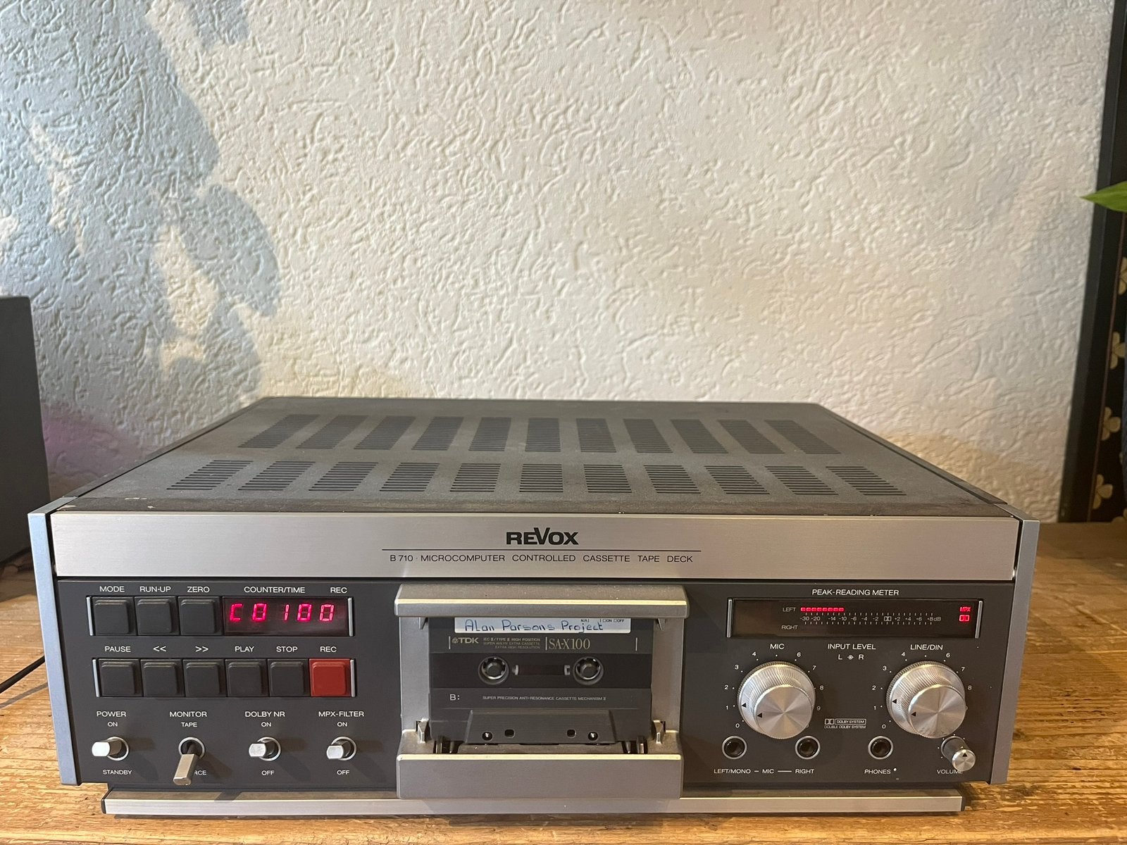 Revox B710  cassette deck., Audio, Tv en Foto, Cassettedecks, Ophalen, Enkel, Overige merken, Tape counter