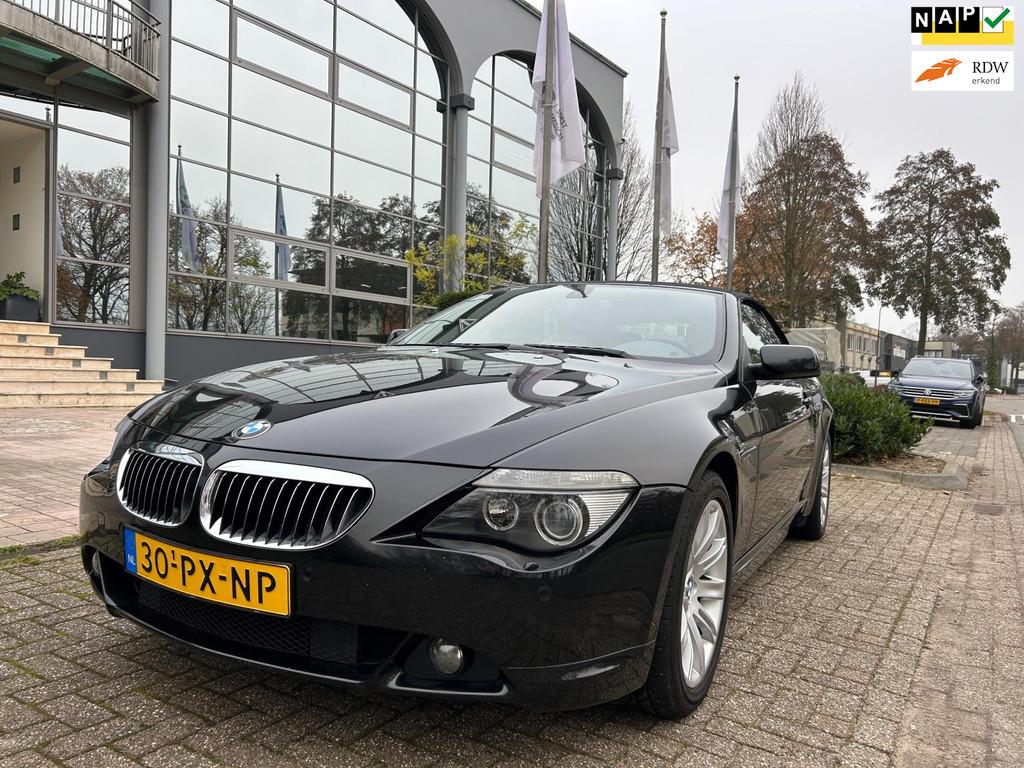 BMW 6-serie Cabrio 645Ci S aut ,vele opties.apkboekjes,N.A.P, Automaat, Achterwielaandrijving, Gebruikt, Cabriolet