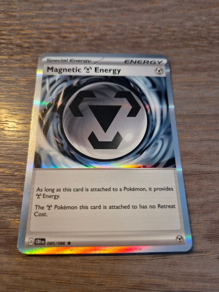 Pokémon TCG Magnetic Energy (085/086) CRI, Ophalen of Verzenden, Zo goed als nieuw, Losse kaart, Foil