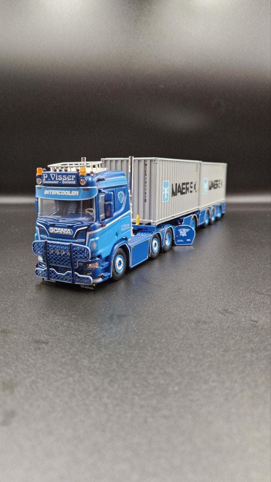 Tekno | Visser Lzv - Scania, Ophalen of Verzenden, Zo goed als nieuw, Bus of Vrachtwagen, Tekno