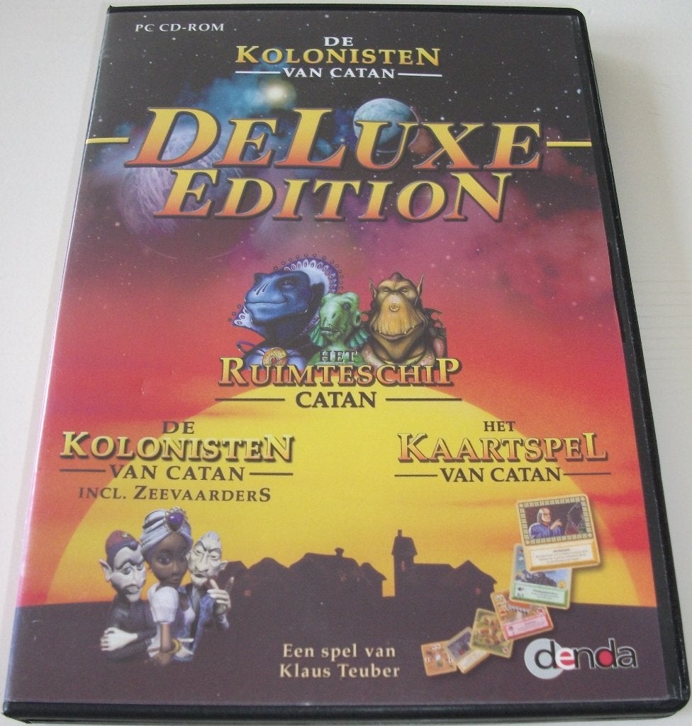 PC Game *** KOLONISTEN VAN CATAN *** Deluxe Editon, Avontuur, Overige typen, Ophalen of Verzenden, Zo goed als nieuw