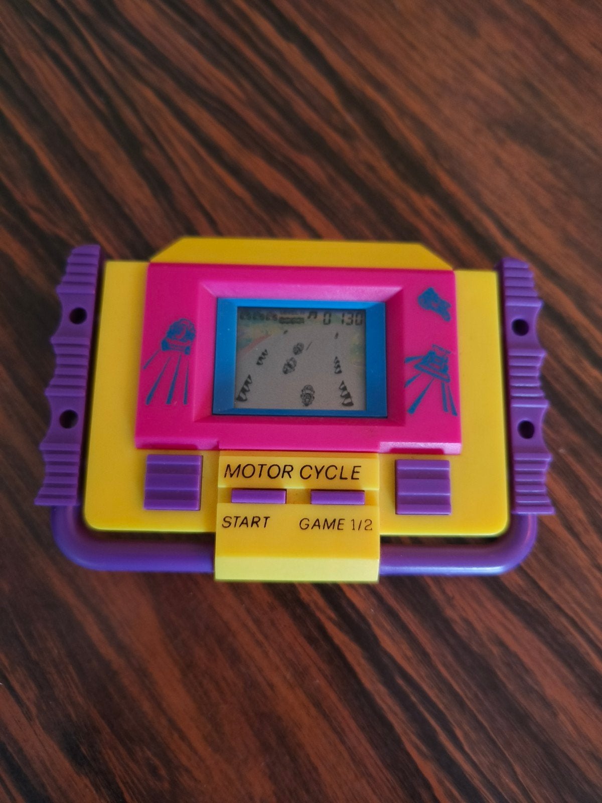 Vintage LCD Handheld Game - Motorcycle Race, Gebruikt, 1 speler, Racen en Vliegen, Ophalen of Verzenden
