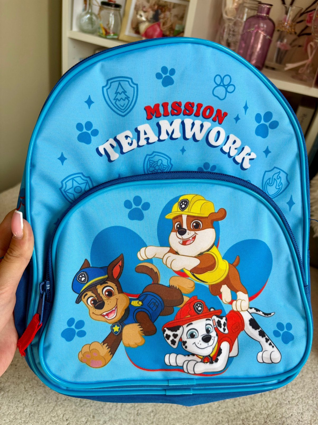 Knalblauwe Paw Patrol kinderrugzakje, Ophalen of Verzenden, Nieuw, Blauw, Rugtas