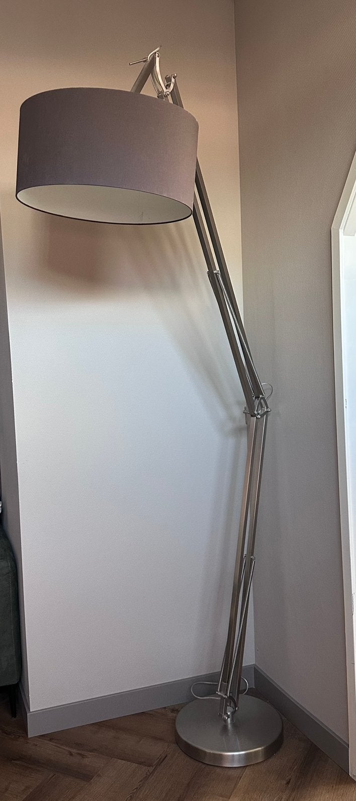 Vloerlamp, Ophalen, Zo goed als nieuw, Metaal, 150 tot 200 cm