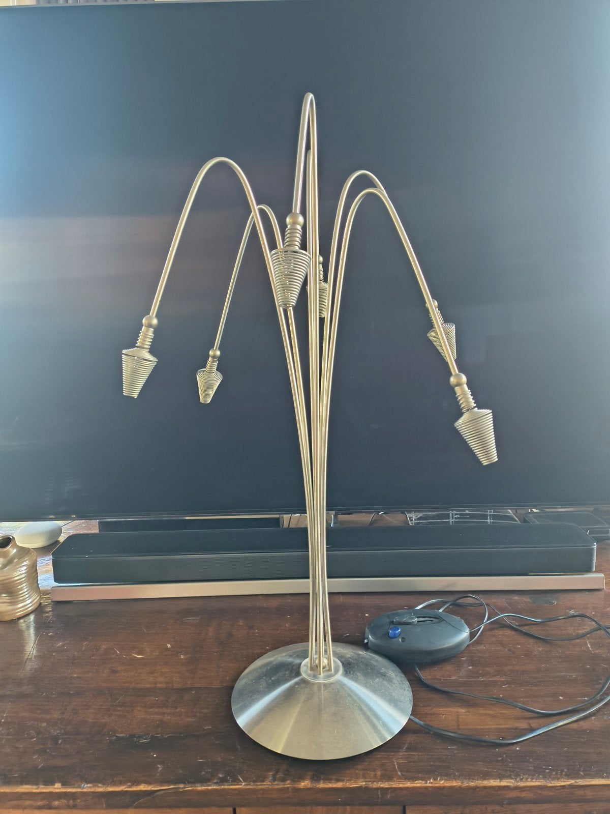Harco Loor Tafellamp Design met 6 lichtpunten., Huis en Inrichting, Dimbaar, 73 cm, Overige merken, Ophalen of Verzenden