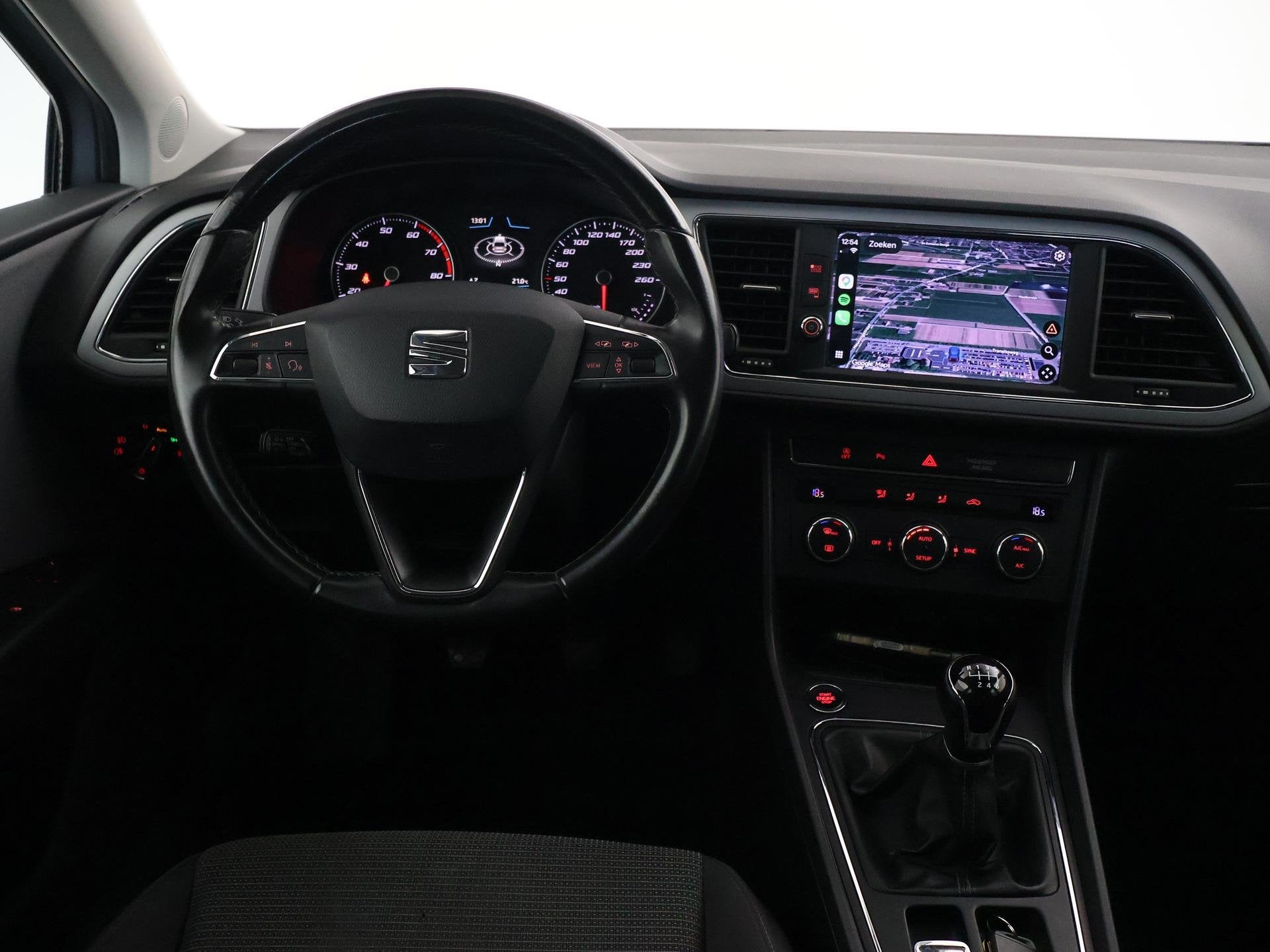 SEAT Leon ST 1.4 EcoTSI 150 PK STYLE BUSINESS + CARPLAY | DA, Auto's, Stof, Gebruikt, Euro 6, 4 cilinders