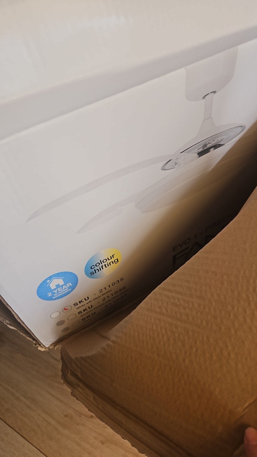 Plafond ventilator fanway, Ophalen, Nieuw, Overige materialen