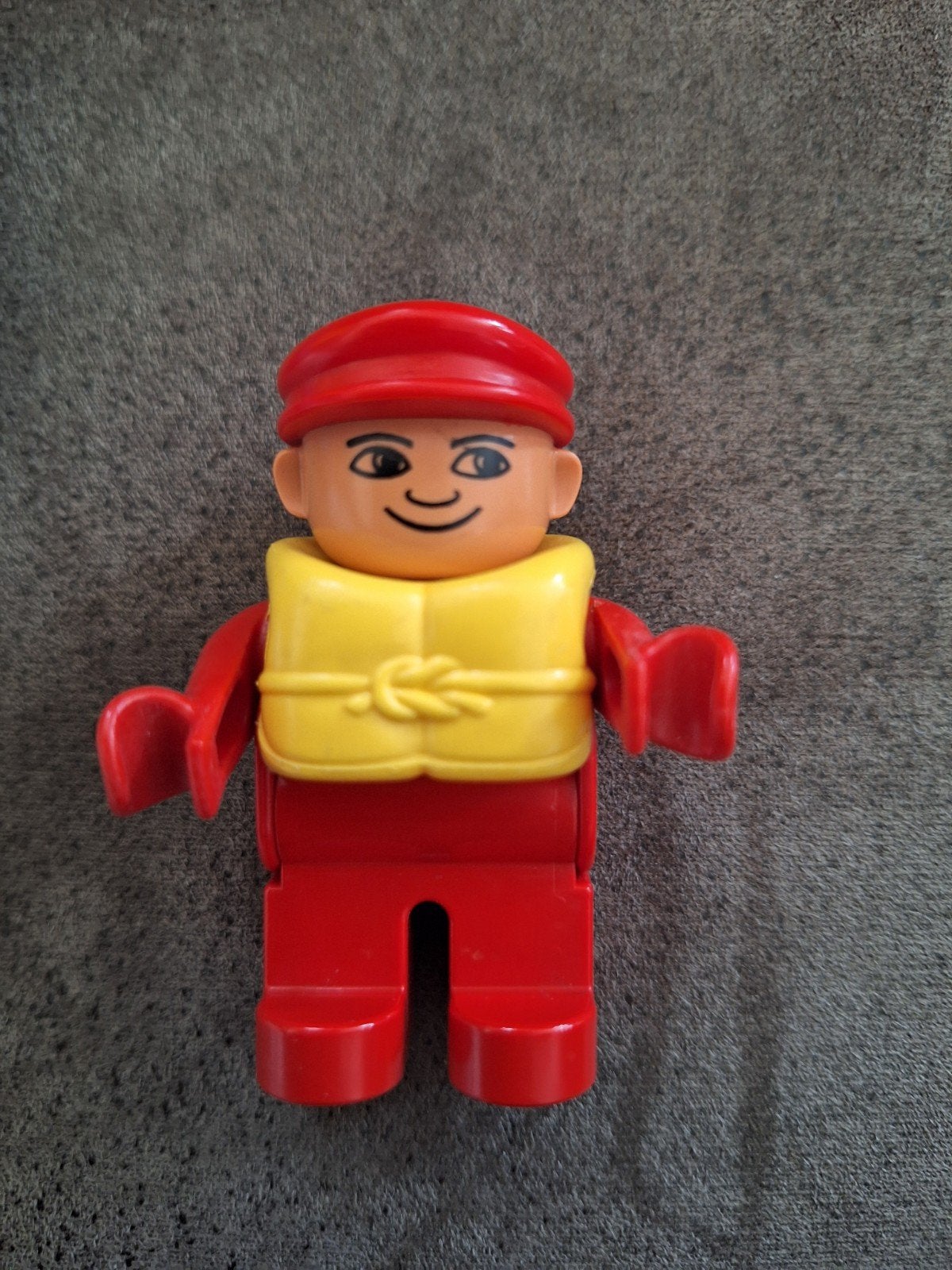Duplo poppetje man met zwemvest, Ophalen of Verzenden, Zo goed als nieuw, Minifiguur, Duplo
