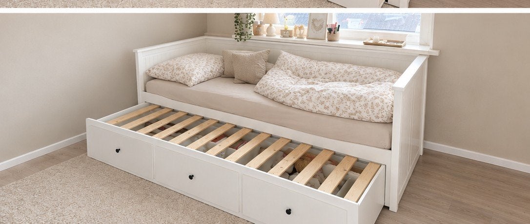 IKEA Hemnes Bedbank - Uitschuifbaar (80-160 cm), Ophalen of Verzenden