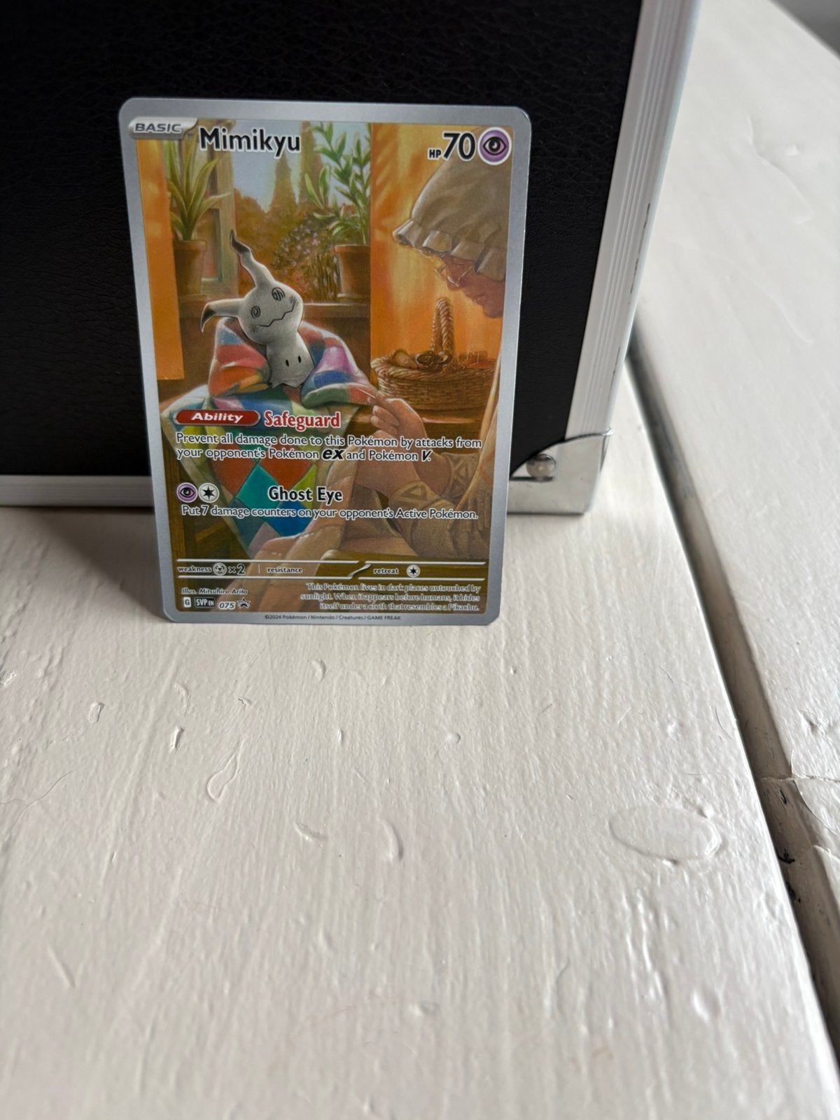 Mimikyu promo, Ophalen of Verzenden, Zo goed als nieuw, Meerdere kaarten, Foil
