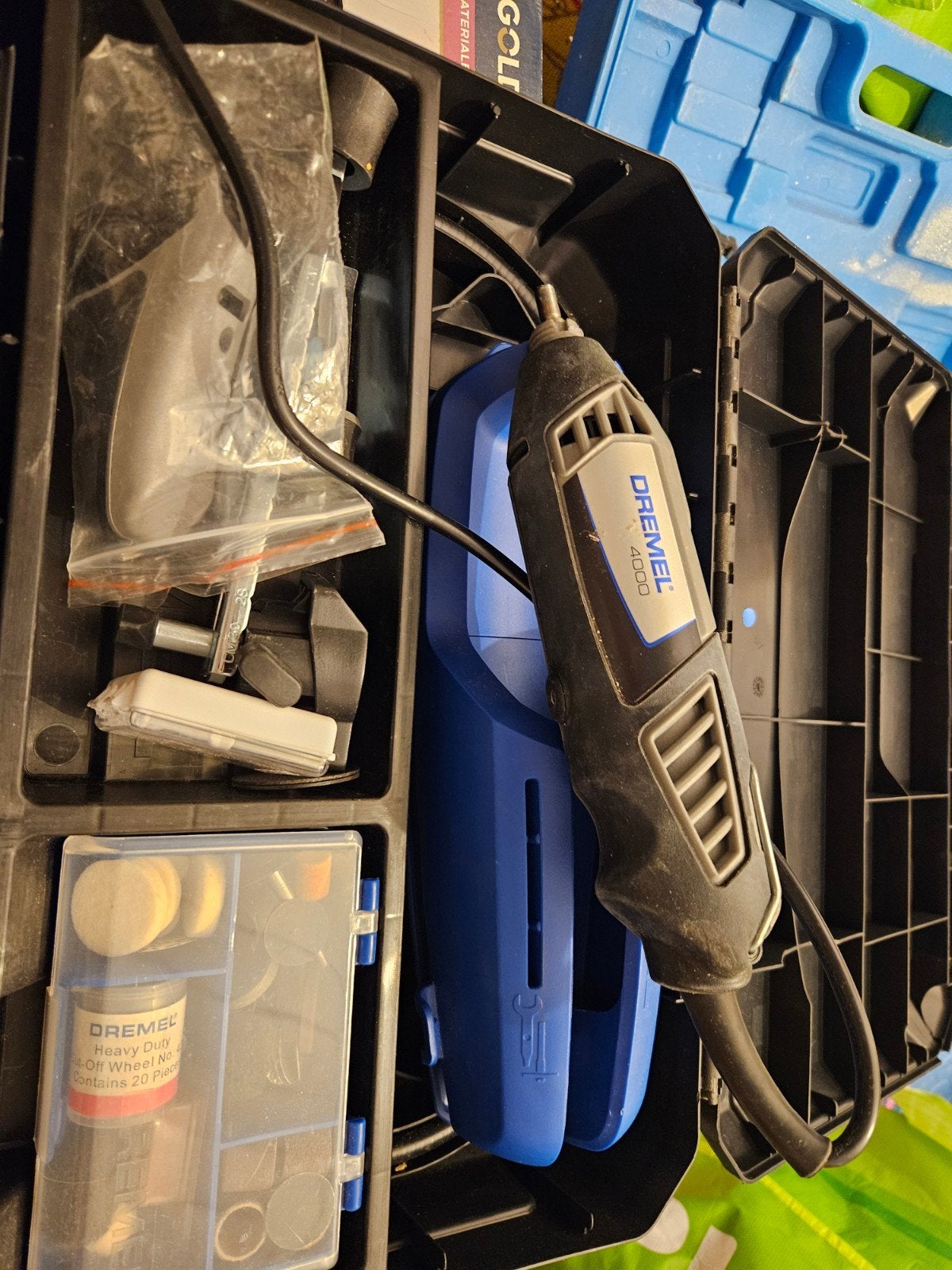 Dremel 4000 Multitool met accessoires en koffer, Ophalen, Gebruikt, Multitool, Bosch