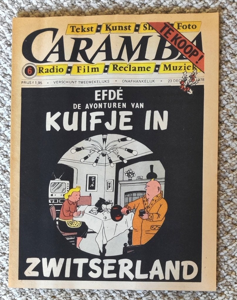 Caramba nr 6 Kuifje in Zwitserland 1978, Eén stripboek, Ophalen of Verzenden, Gelezen