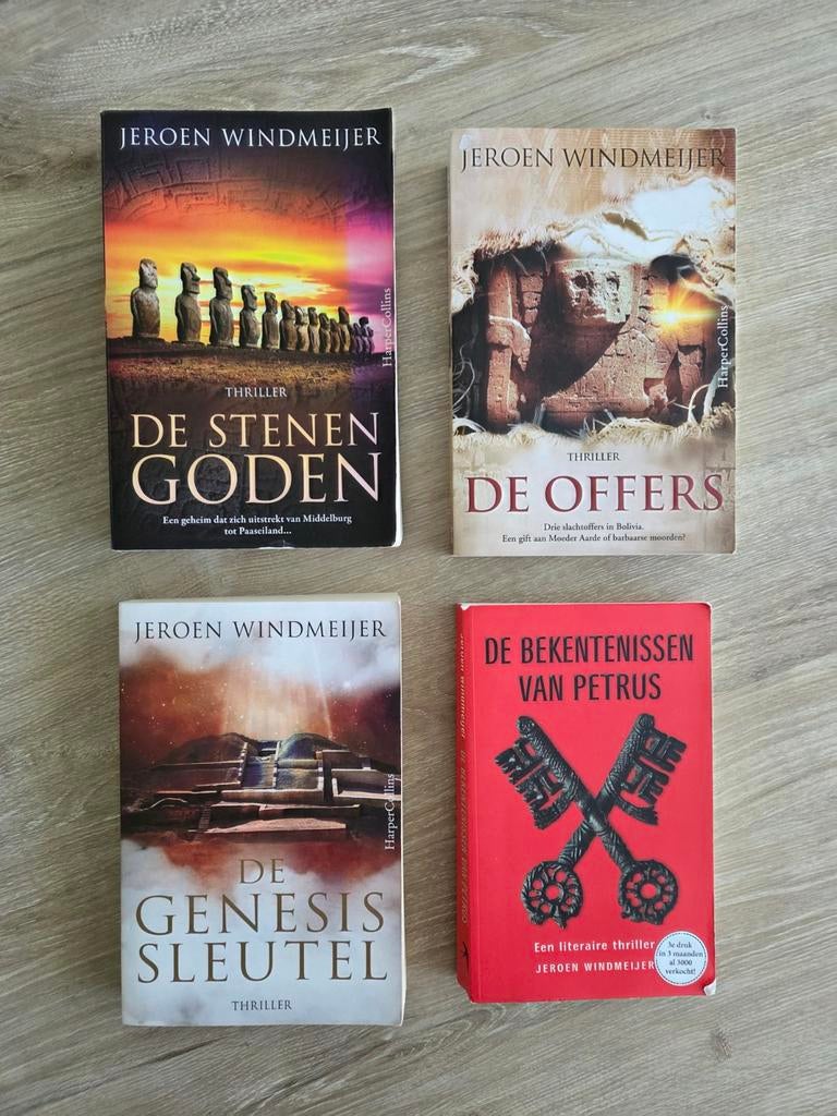 Jeroen Windmeijer 4 boeken, Boeken, Ophalen of Verzenden, Zo goed als nieuw