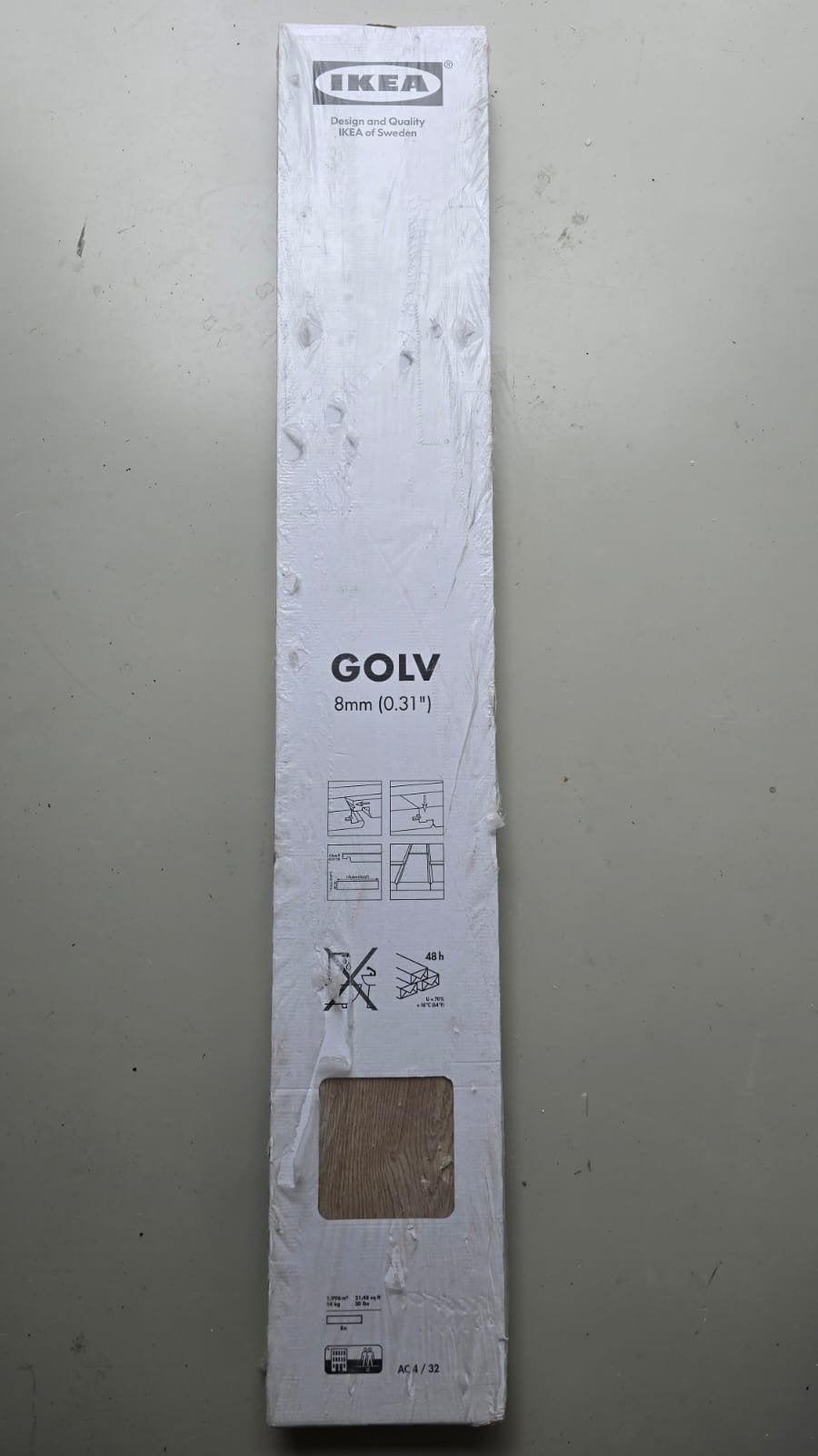 Gratis GOLV laminaatvloer 30 m2 - goede conditie, Ophalen, Gebruikt, 50 tot 150 cm, 10 m² of meer