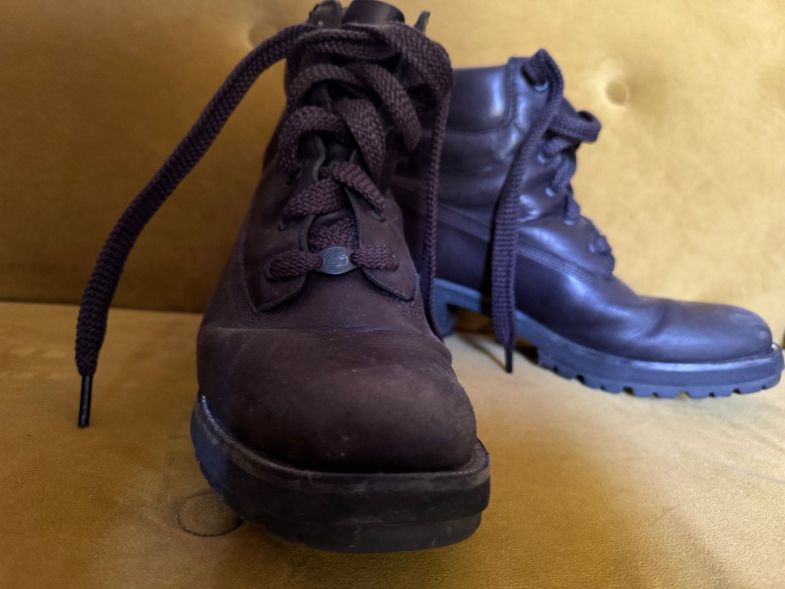 Timberland zwarte leren boots - Maat 41.5, Kleding | Dames, Zwart, Lage of Enkellaarzen, Ophalen of Verzenden, Gedragen