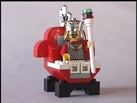 Lego Castle Knights' Kingdom I 2586 Crazy King (Chess Promo, Lego, Compleet, Ophalen of Verzenden, Zo goed als nieuw